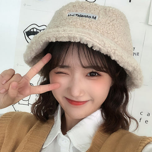 バケットハット レディース 刺しゅう バケットハット レディース 刺しゅう 秋冬 ボアハット 暖かい トレンド ボア帽子 防寒?ぼうし FMAN-001