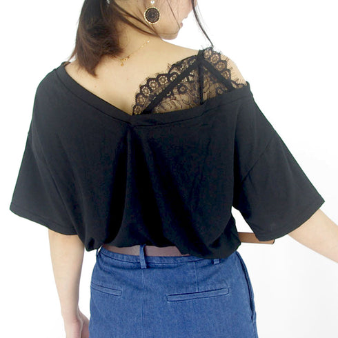 オフショルダー トップス 半袖 オフショルダー トップス 半袖 レディース 春夏 ワンショルダー Tシャツ 半袖 HSYR-004