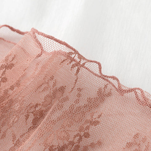 レース チュール トップス レディース レース チュール トップス レディース ハイネック レースインナー シースルー 長袖 トップス HUALEI-001