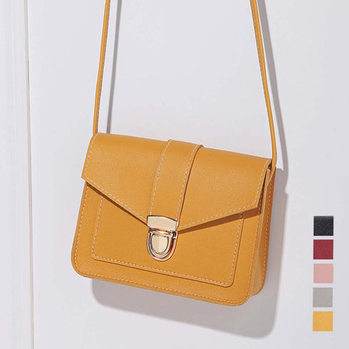 韓国風 ミニショルダーバッグ レディース 軽量 斜め掛けバッグ 大人 オルチャン スクエアバッグ ハンドバッグ 小さめ ポシェット レザーバッグ 肩掛けカバン HUAYE-001