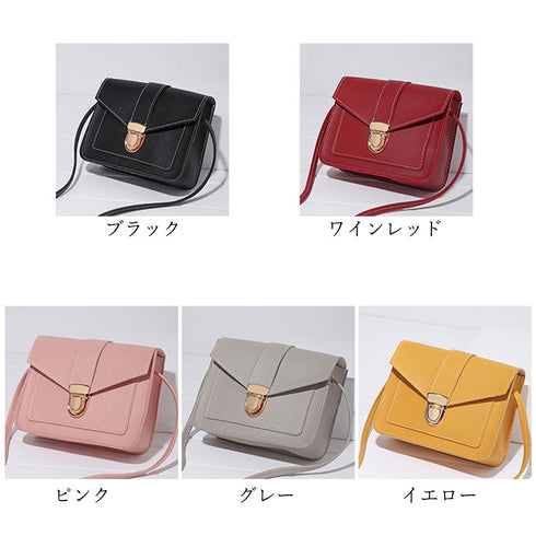 韓国風 ミニショルダーバッグ レディース 軽量 斜め掛けバッグ 大人 オルチャン スクエアバッグ ハンドバッグ 小さめ ポシェット レザーバッグ 肩掛けカバン HUAYE-001