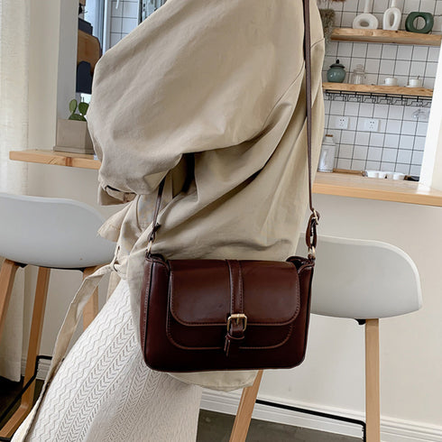 ショルダーバッグ 斜めがけ レディース 韓国 大人 ミニバッグ 黒PUレザー ショルダー 肩掛けカバン 小さい かばん おしゃれ 肩掛けバッグ カジュアル 合皮 TZM-162