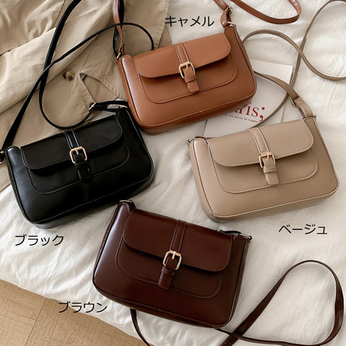 ショルダーバッグ 斜めがけ レディース 韓国 大人 ミニバッグ 黒PUレザー ショルダー 肩掛けカバン 小さい かばん おしゃれ 肩掛けバッグ カジュアル 合皮 TZM-162