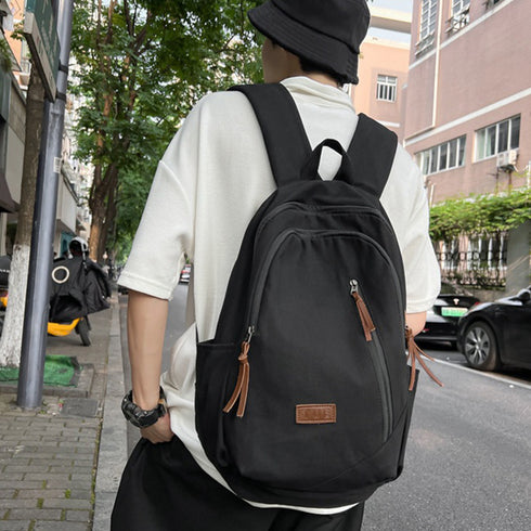 リュックサック ユニセックス 大容量A4 レトロ風 バックパック 男女兼用 デイパック 修学旅行 アウトドア 通学通勤バッグ オルチャン カジュアルバッグ 人気 TZM-272