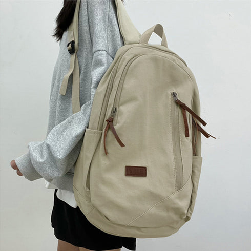 リュックサック ユニセックス 大容量A4 レトロ風 バックパック 男女兼用 デイパック 修学旅行 アウトドア 通学通勤バッグ オルチャン カジュアルバッグ 人気 TZM-272