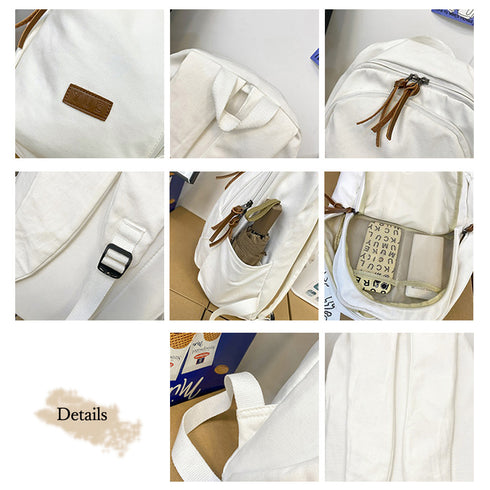 リュックサック ユニセックス 大容量A4 レトロ風 バックパック 男女兼用 デイパック 修学旅行 アウトドア 通学通勤バッグ オルチャン カジュアルバッグ 人気 TZM-272