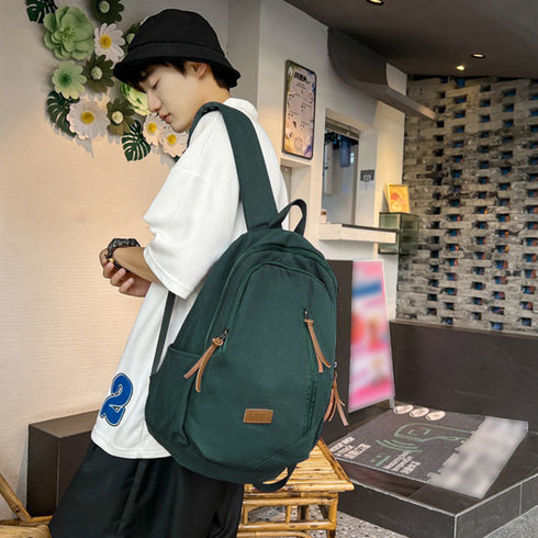 リュックサック ユニセックス 大容量A4 レトロ風 バックパック 男女兼用 デイパック 修学旅行 アウトドア 通学通勤バッグ オルチャン カジュアルバッグ 人気 TZM-272