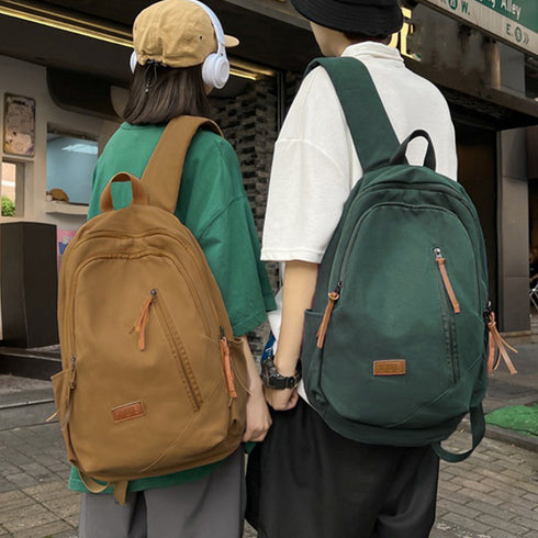 リュックサック ユニセックス 大容量A4 レトロ風 バックパック 男女兼用 デイパック 修学旅行 アウトドア 通学通勤バッグ オルチャン カジュアルバッグ 人気 TZM-272