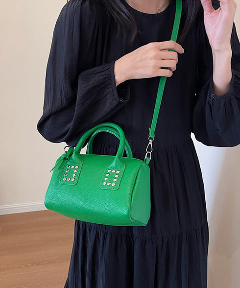 ボストンバッグ 小さめ ショルダーバッグ 2wayミニトートバッグ レディース 軽量 フェイクレザー ハンドバッグ ファスナー付き 大人かわいい鞄 斜め掛けバッグ TZM-305