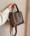 ショルダーバッグ 2wayバケットバッグ レディース 大人可愛い ミニハンドバッグ PUレザー オフィスカジュアル スクエア 斜め掛けバッグ バケツ型 合皮かばん TZM-318