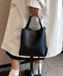 ショルダーバッグ 2wayバケットバッグ レディース 大人可愛い ミニハンドバッグ PUレザー オフィスカジュアル スクエア 斜め掛けバッグ バケツ型 合皮かばん TZM-318