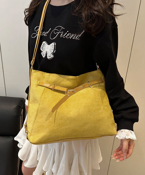 トートバッグ スエード調ショルダーバッグ レディース 大容量 秋冬斜めがけバッグ ベルトモチーフ 3WAYバッグ 通勤通学 リュックサック a4対応 大きめかばん TZM-329