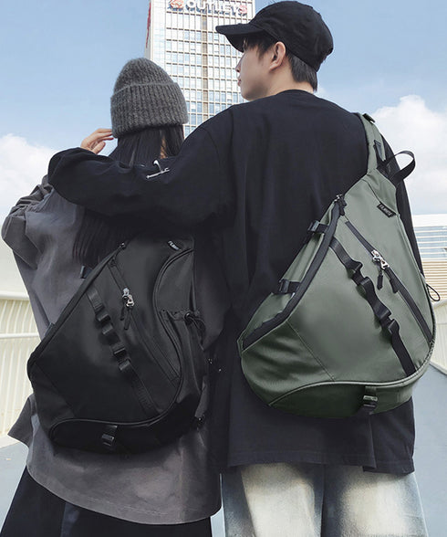 ワンショルダーボディバッグ涙型バッグ軽量 ワンショルダーバッグ カジュアル メッセンジャーバッグ 通勤通学斜めがけバッグ ナイロン アウトドアバッグ 大容量鞄旅行 TZM-336