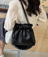 ギャザートートバッグ フリル肩掛けバッグ 手提げバッグ レディースおしゃれかばん フェイクレザーミニトート 大人女子上品かばん オフィスカジュアルハンドバッグ通勤 TZM-337