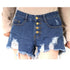 デニム ショートパンツ レディース デニム ショートパンツ レディース ダメージ ジーンズ クラッシュショートパンツ ヴィンテージ デニム 短パン XIUH-001