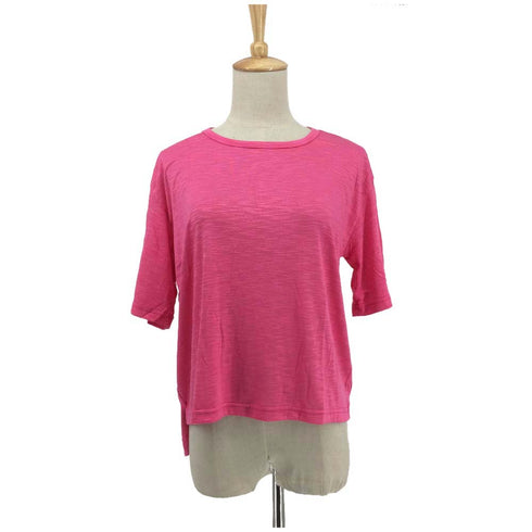tシャツ レディース 半袖 カットソー tシャツ レディース 半袖 カットソー ラウンドネック 無地 トップス シンプル XYK-012