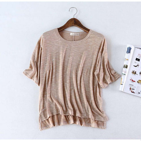 tシャツ レディース 半袖 カットソー tシャツ レディース 半袖 カットソー ラウンドネック 無地 トップス シンプル XYK-012