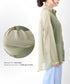 長袖シアーカーディガン 夏服シアーシャツ UV対策カーディガン シフォンブラウスレディース ロング丈トップス体型カバー 羽織り 日除けシャツブラウス透け感 韓国風 ZHUIMR-052