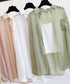 長袖シアーカーディガン 夏服シアーシャツ UV対策カーディガン シフォンブラウスレディース ロング丈トップス体型カバー 羽織り 日除けシャツブラウス透け感 韓国風 ZHUIMR-052