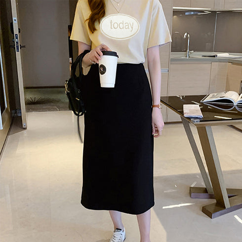 ロゴTシャツ レディース 半袖 ロゴTシャツ レディース 半袖 カットソー 春夏 トップス ラウンドネック カジュアル コットン tシャツ ロゴプリント ZHUIMR-065