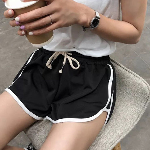 ショートパンツ レディース ショートパンツ レディース サイドライン 短パン カジュアル ホットパンツ 夏 スウェットパンツ フィットネス ZHUIMR-072
