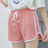 ショートパンツ レディース ショートパンツ レディース サイドライン 短パン カジュアル ホットパンツ 夏 スウェットパンツ フィットネス ZHUIMR-072