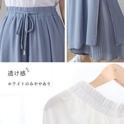 レディース ウエストゴム レディース ウエストゴム プリーツパンツ きれいめ スカーチョ スカンツ 楽ちん 夏物 イージーパンツ ZHUIMR-101