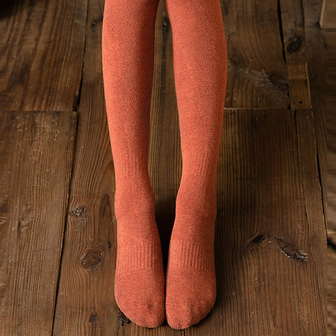 ハイソックス レディース ハイソックス レディース 暖かいソックス 膝上 靴下 レディース おしゃれ 靴下 ニーハイ コットン ZUZY-001