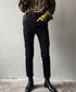 スキニー デニムパンツ 裏起毛レディース おしゃれ ストレートパンツ 裏フリース ロングパンツ 防寒 ハイウエスト ジーパン 冬 カジュアル ボトムス AMYS-1049