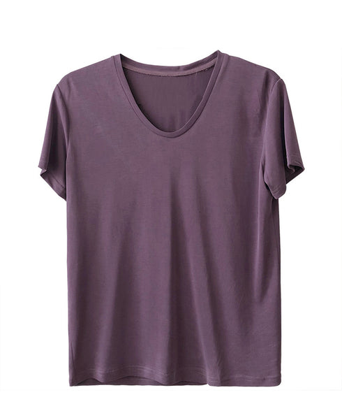 半袖 Tシャツ レディース シンプル カジュアル カットソー 無地 サマーtシャツ 着やせ おしゃれ 夏服 大人 AMYX-86009
