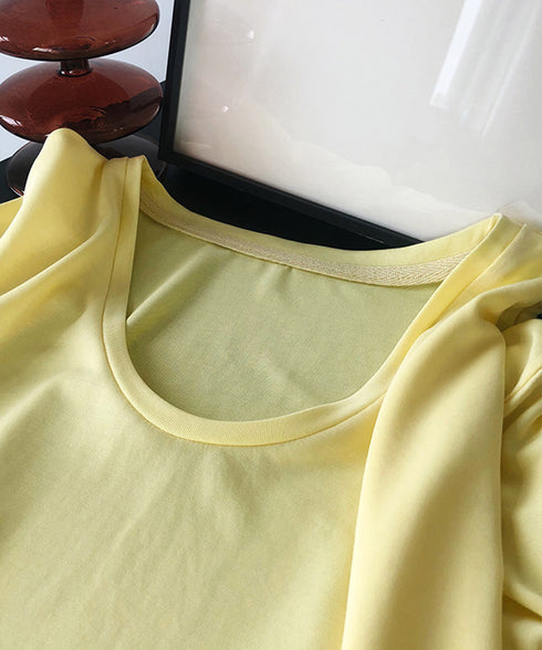 半袖 Tシャツ レディース シンプル カジュアル カットソー 無地 サマーtシャツ 着やせ おしゃれ 夏服 大人 AMYX-86009