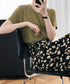 半袖 Tシャツ レディース シンプル カジュアル カットソー 無地 サマーtシャツ 着やせ おしゃれ 夏服 大人 AMYX-86009