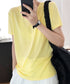 半袖 Tシャツ レディース シンプル カジュアル カットソー 無地 サマーtシャツ 着やせ おしゃれ 夏服 大人 AMYX-86009