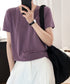 半袖 Tシャツ レディース シンプル カジュアル カットソー 無地 サマーtシャツ 着やせ おしゃれ 夏服 大人 AMYX-86009