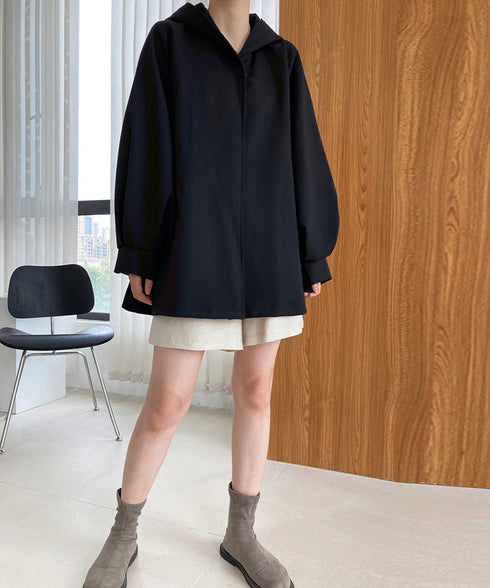 フード付き ジャケット レディース 秋冬 ウエストマーク フーデッドコート 韓国風 パーカーコート 長袖 上品アウター おしゃれ 冬服 着やせ トップス AMYX-86043
