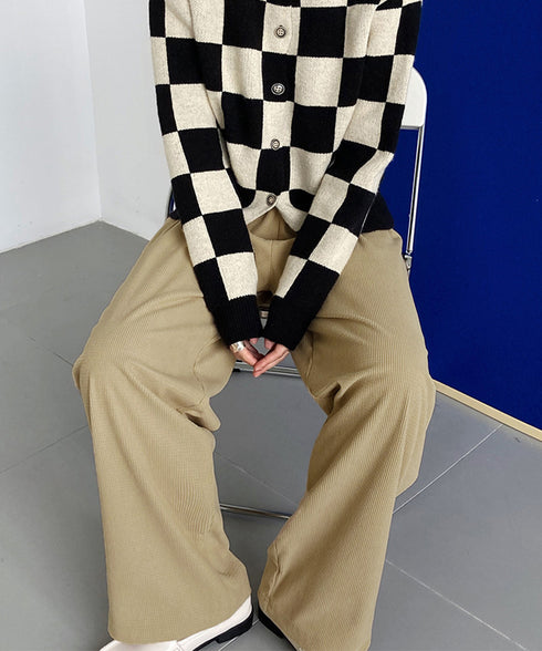 ワイドパンツ ウエストゴムイージーパンツ レディース ゆったり ストレートパンツ カジュアル ルーズパンツ 秋冬 ロングパンツ リラックス ウエア AMYX-86050