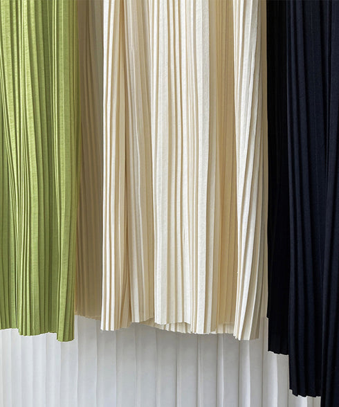 プリーツパンツ レディース ワイドパンツ 韓国風 リラックスパンツ ウエストゴム ボトムス 大人カジュアル ストレートパンツ 体型カバー イージーパンツ 着やせ AMYX-86068