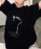 ビッグtシャツ レディース 半袖トップス ブラック
