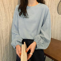 長袖Tシャツ ドロップショルダーtシャツ ゆったりtシャツ レディース 着やせトップス 薄手 無地 おしゃれ シンプルカットソー 韓国 オルチャン秋服 体型カバー 1HUAJT-003