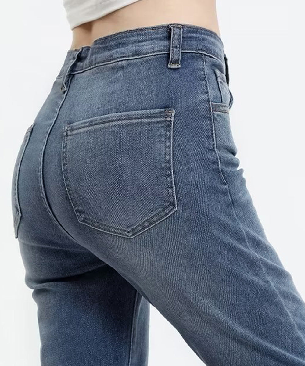 フレアパンツ デニムパンツレディース美脚 詳細画像6