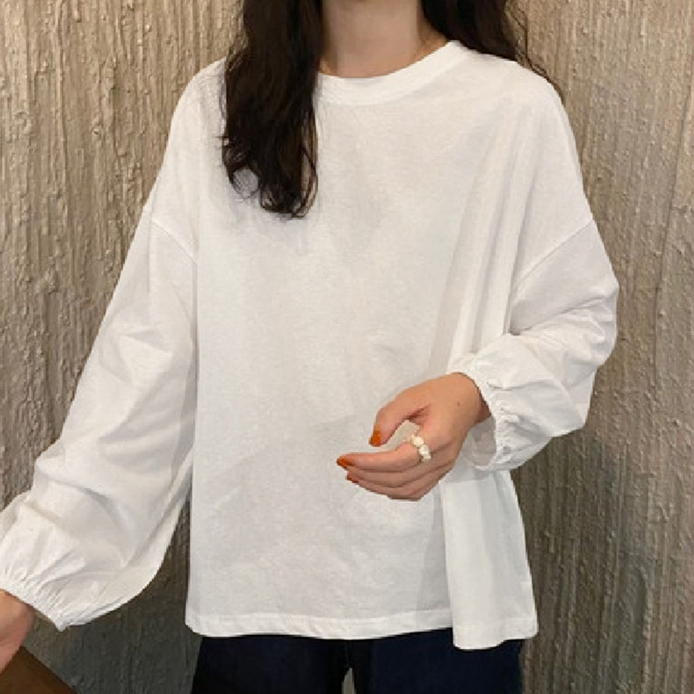 長袖Tシャツ ドロップショルダーtシャツ 詳細画像5