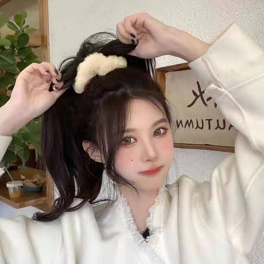 シュシュ 7本セット秋冬ヘアアクセサリー 詳細画像3
