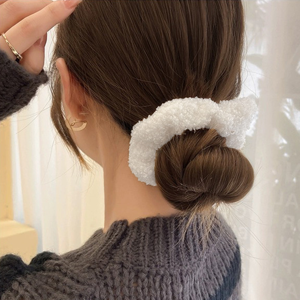 シュシュ 7本セット秋冬ヘアアクセサリー 詳細画像6