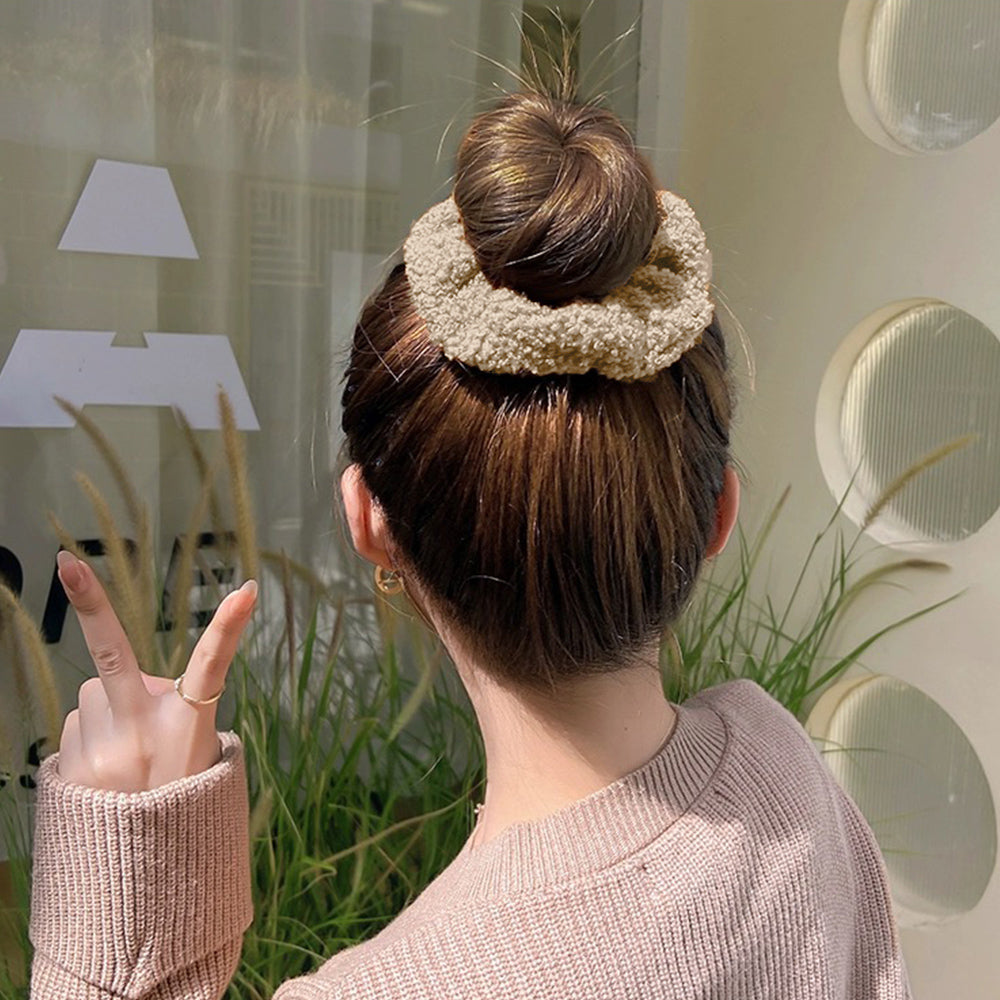 シュシュ 7本セット秋冬ヘアアクセサリー 詳細画像7