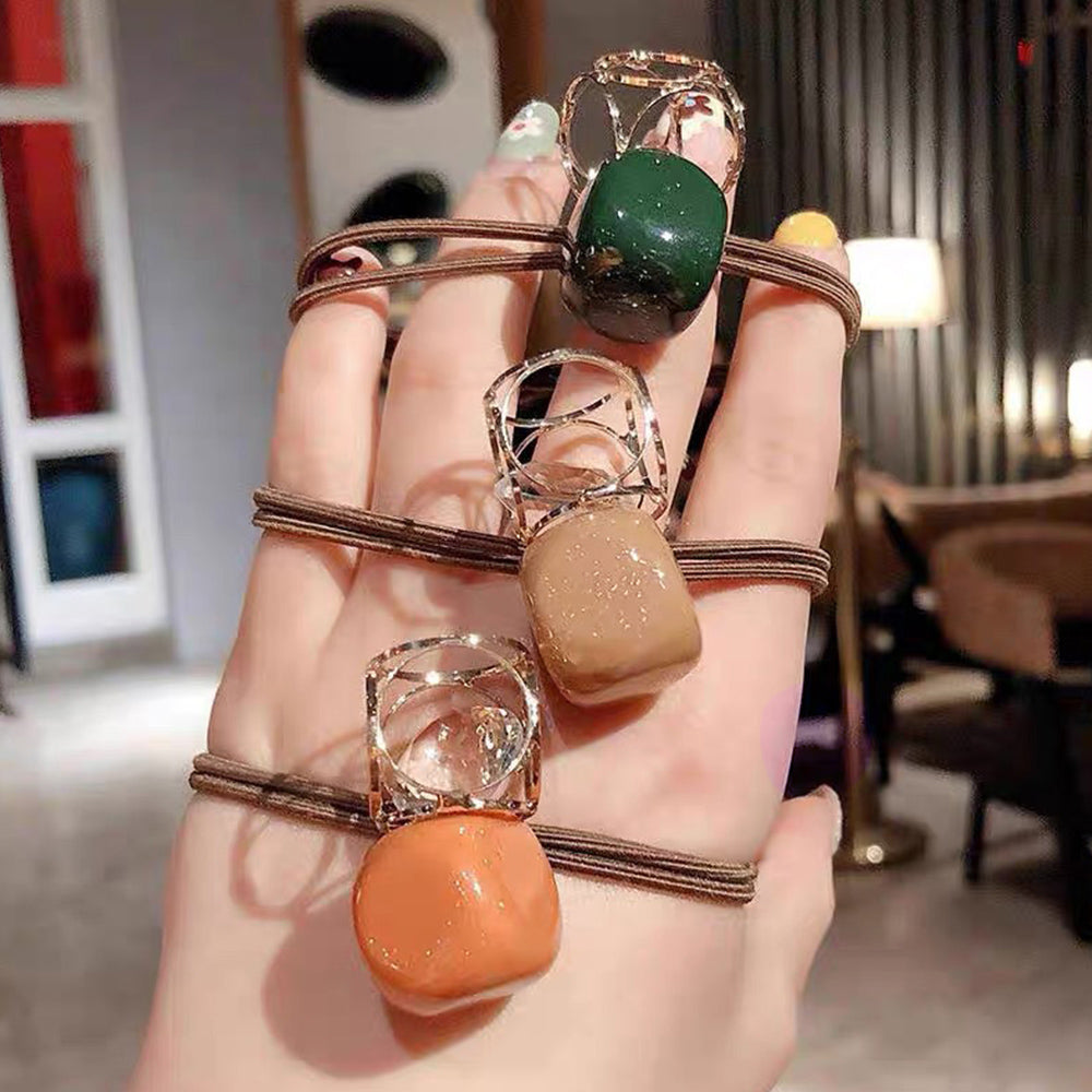 おしゃれ ヘアゴム 5本セット韓国風ゴム 詳細画像9