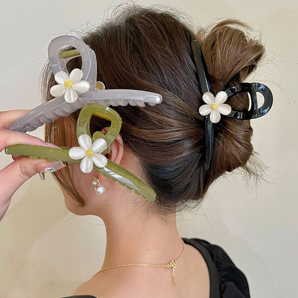 花 ヘアクリップ 大きめ バンスクリップ 詳細画像10