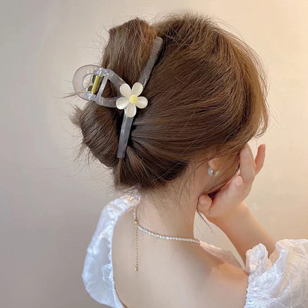 花 ヘアクリップ 大きめ バンスクリップ 詳細画像5