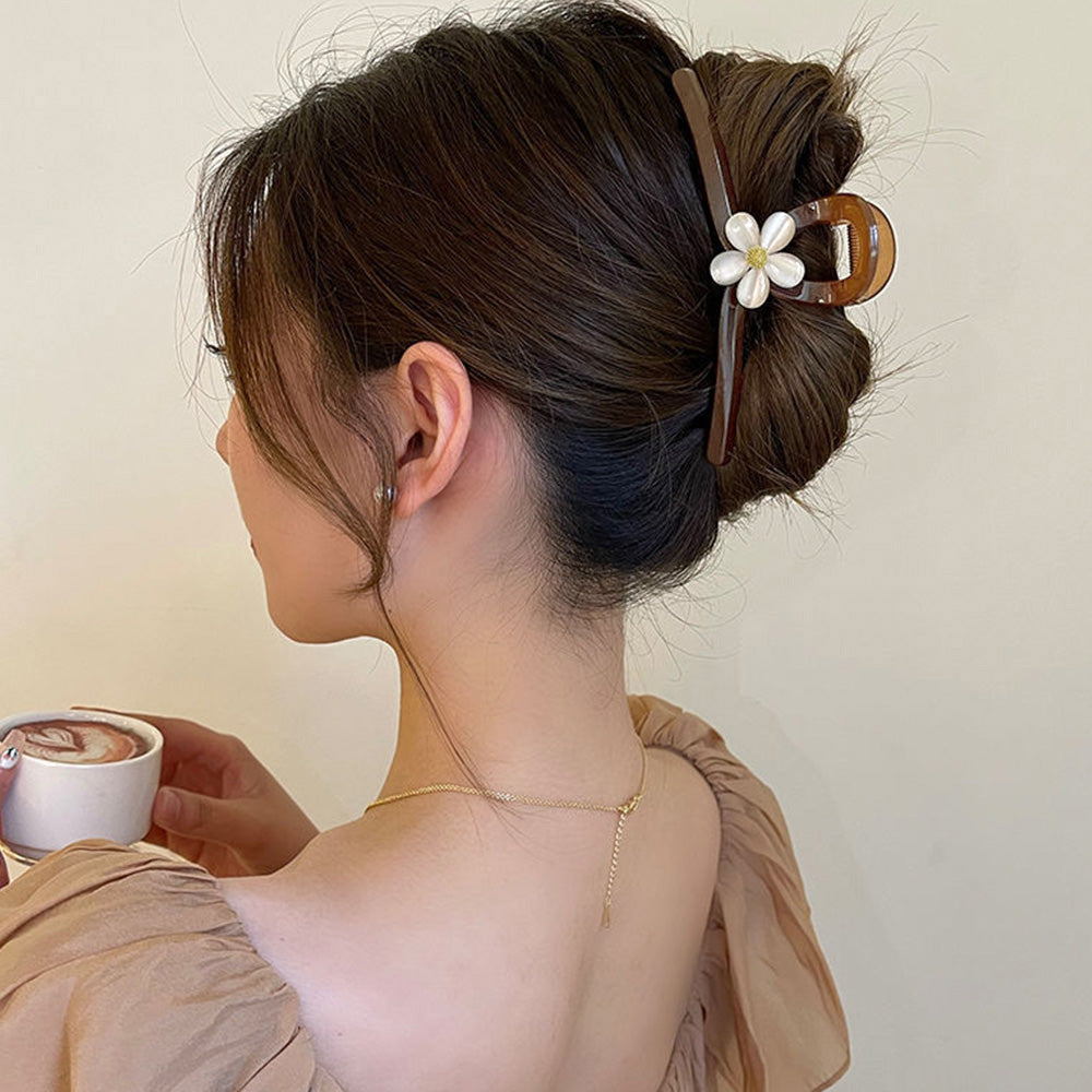 花 ヘアクリップ 大きめ バンスクリップ 詳細画像8