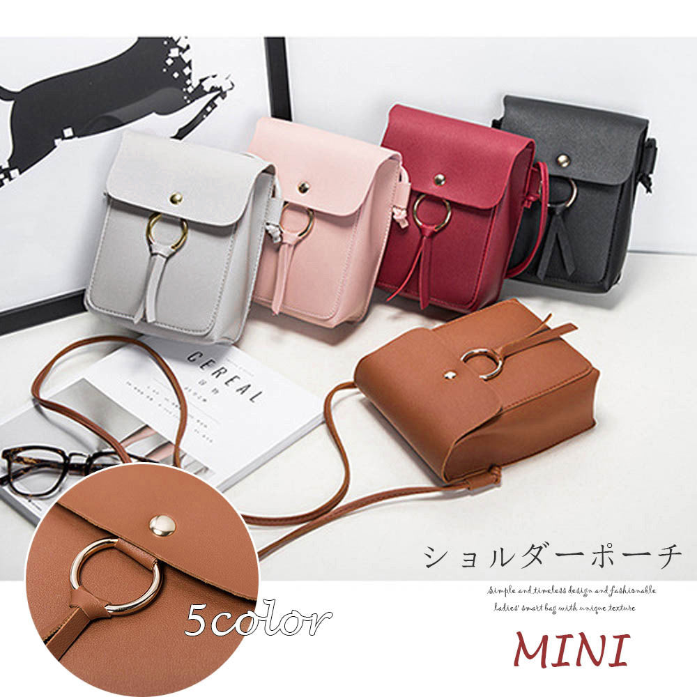 スマホバッグ レディース レザー