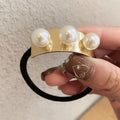 ヘアゴム ヘアアクセサリー レディース パール
